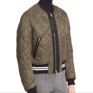 Rag & Bone Vine Quilted Bomber